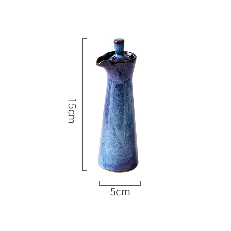 Runned Glazed Dispenser Bottle | Ceramic