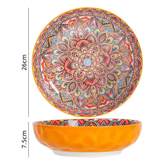 Šarene starinske zdjele za hranu | Keramika