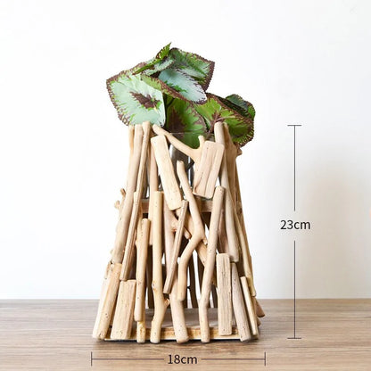 Prírodné Brenches Váza | Full Wood