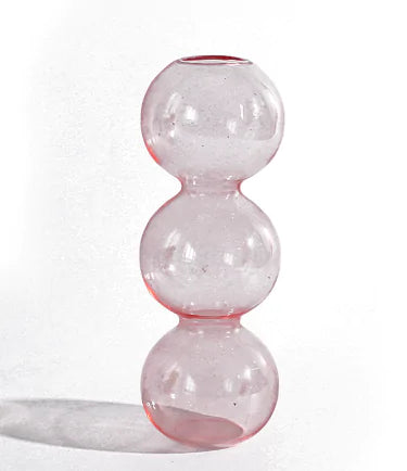 Bunte Retro-Vase | Abstraktes Design