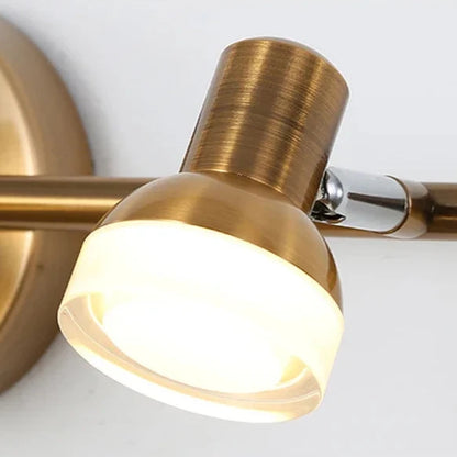 Multi-Head Wall Lamp | Brushed Metal