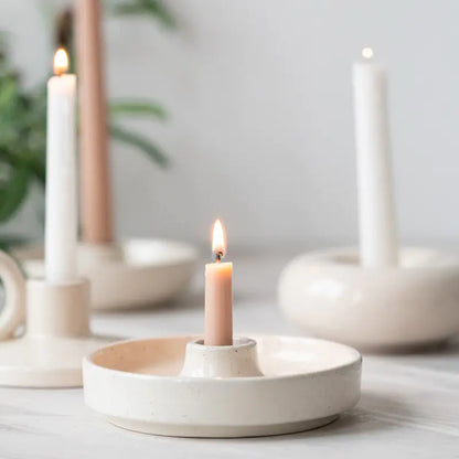 Minimalističen nordijski svečnik | Keramika