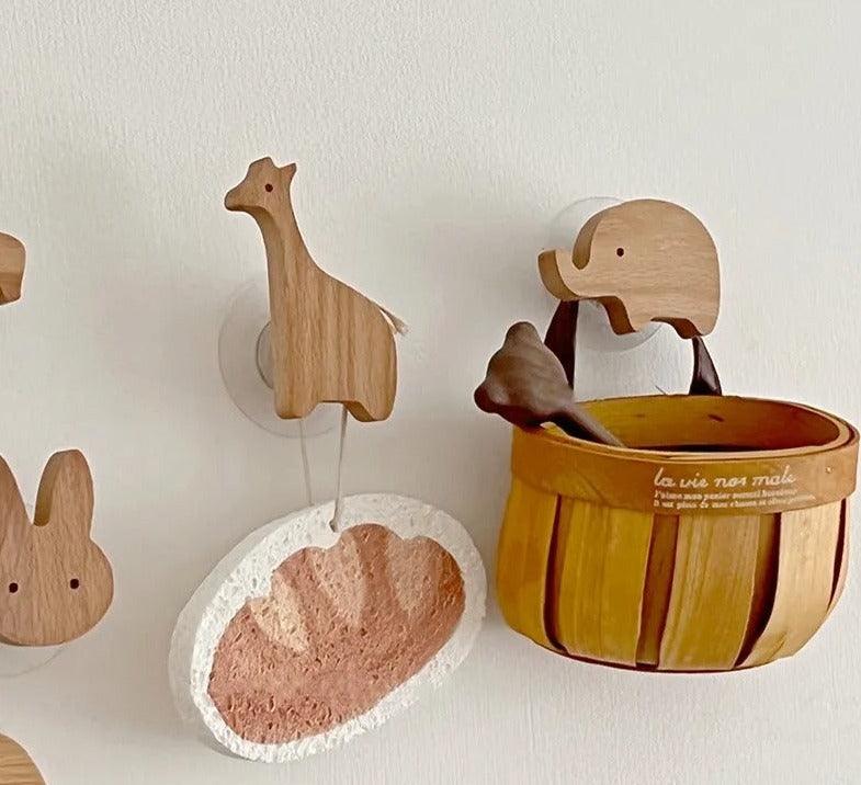 Wooden animal hooks sale