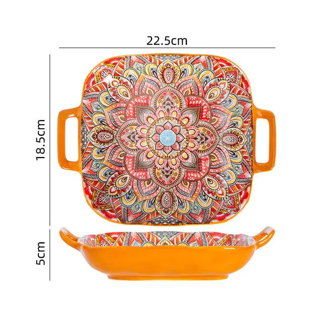 Colorful Vintage Food Bowls | Ceramic