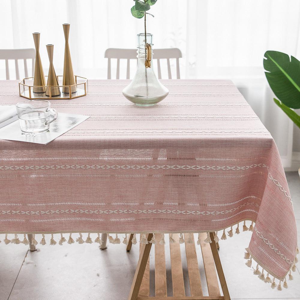Batillo Linen Tablecloth | Table Cover, Outdoor & Indoor - JUGLANA