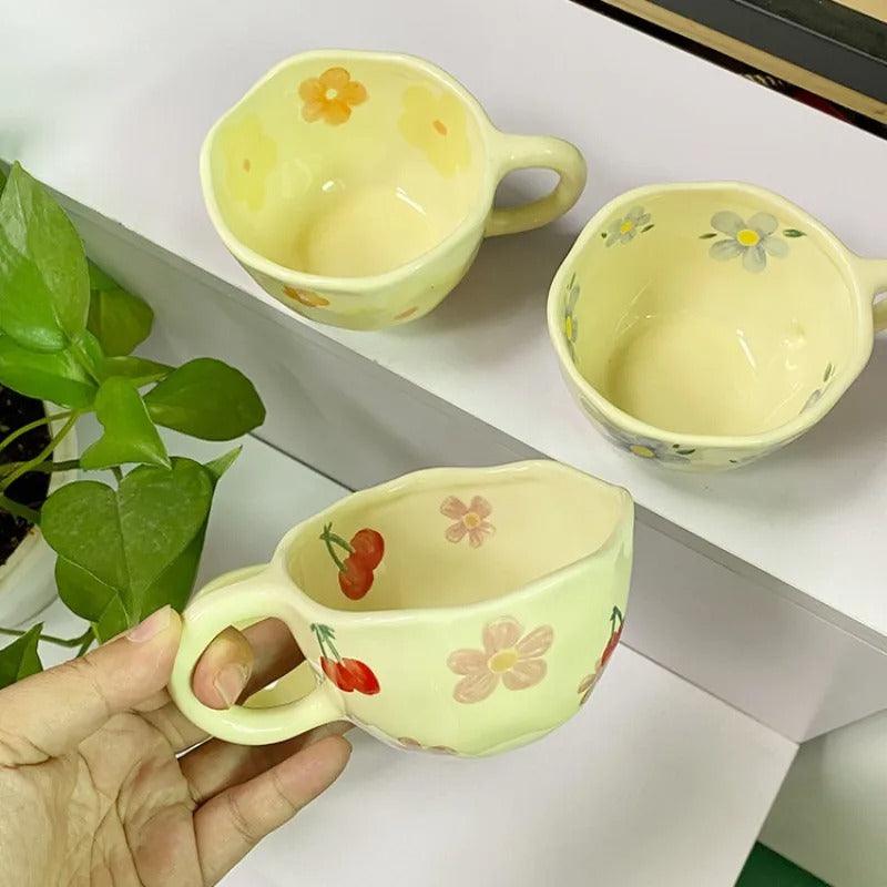 Bloomy Cups | Ceramic, Hand Glazed - JUGLANA