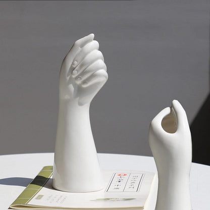 Ceramic Art Vase | Sculptural Hand Design - JUGLANA