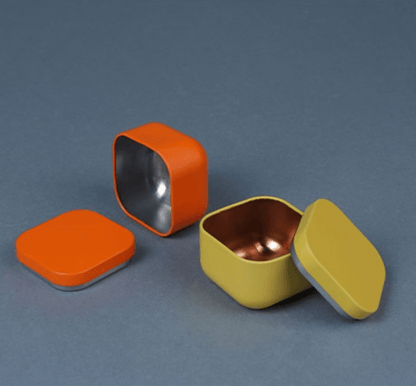 Colorful Storage Box | Small Metal Tea, Candy, Pill Container - JUGLANA