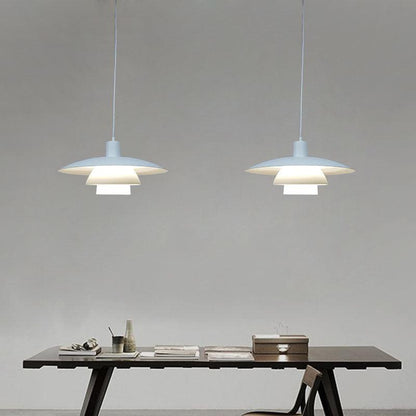 Danish Saucer Lamp | Modern Pendant Light - JUGLANA