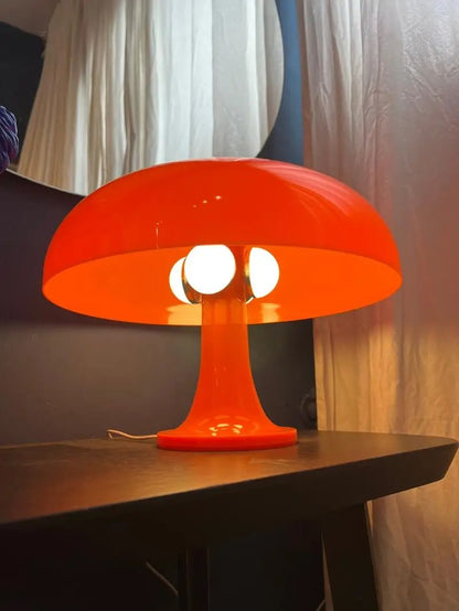 Retro bærbar bordlampe | Italiensk svampe 60'er design