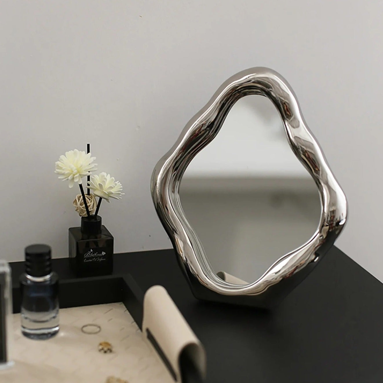 Hologramowe lustro | Ceramika, szkło