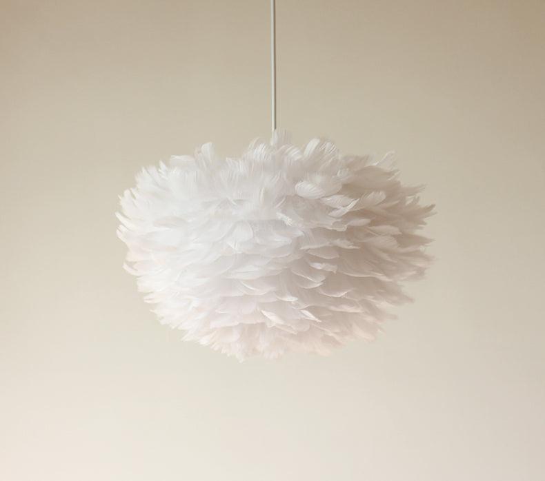 Big feather deals light shade