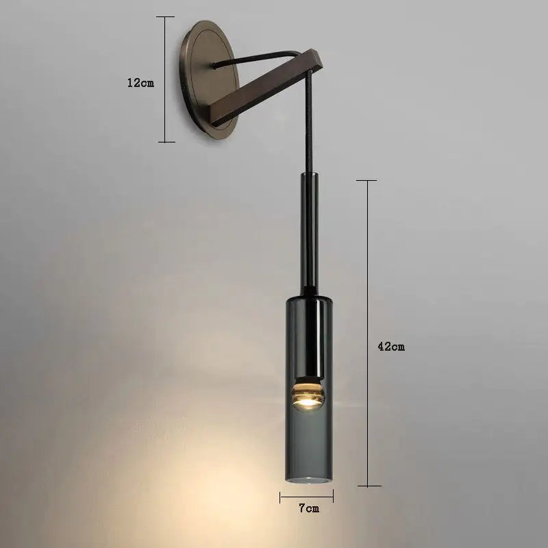 Pendant Wall Light | Copper Glass