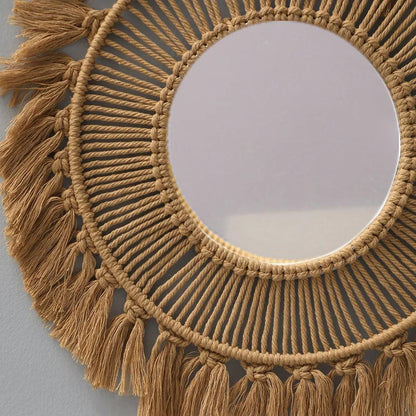 Handmade Macrame Mirror | Organic Cotton - JUGLANA