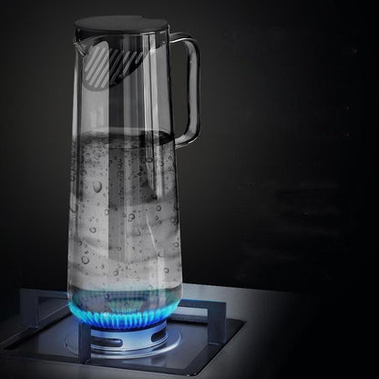 Heat Resistant Tea Set | Borosilicate Glass, Smokey Optic - JUGLANA