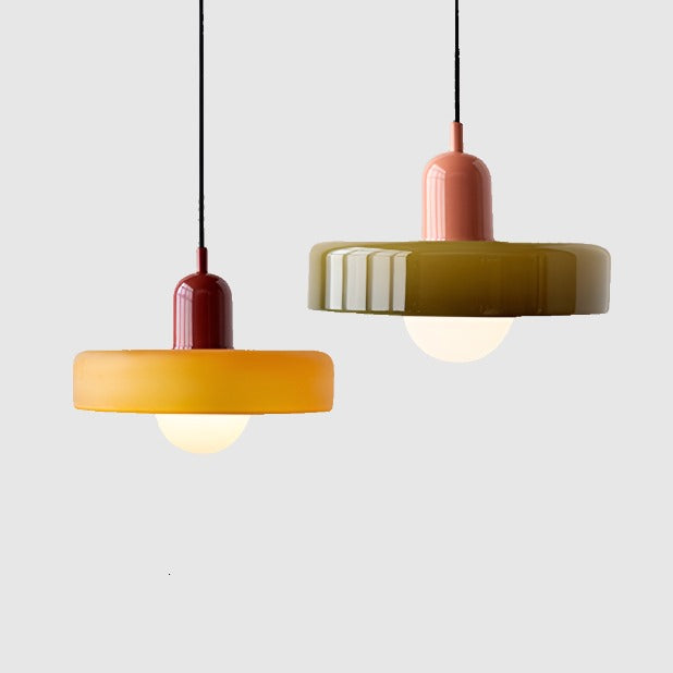 Italian Retro Pendant Light | Glass & Metal – JUGLANA