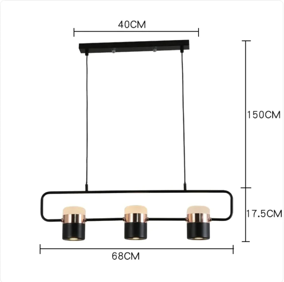 Strip Spotlight Chandelier | Modern Design