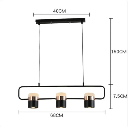 Strip Spotlight Chandelier | Modern Design