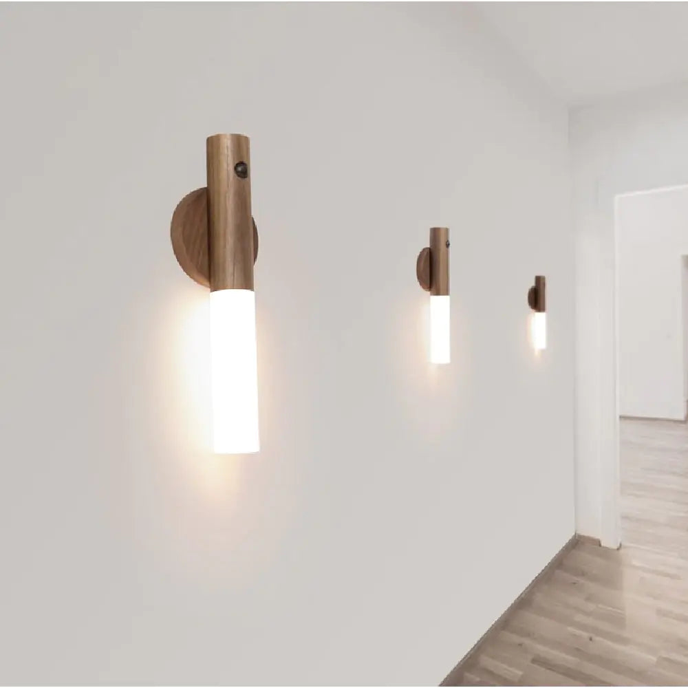 Wireless Wall Lamp | Full Wood
