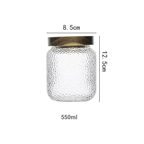 Õhukindel klaaskonteiner | Klaas ja puit