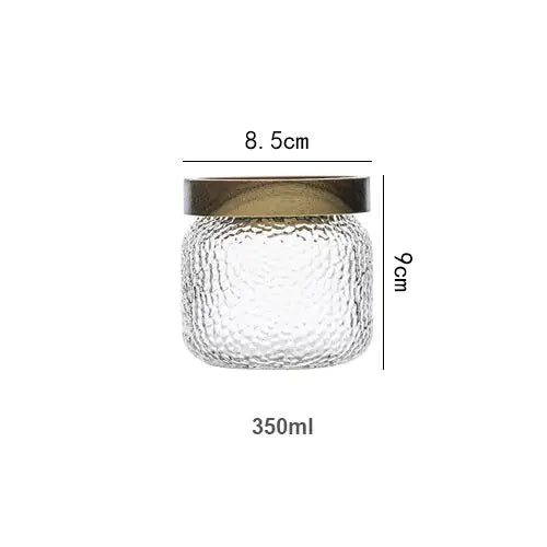 Airtight Glass Container | Glass & Wood