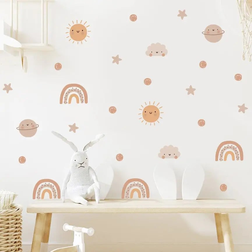 Cartoon Wall Stickers | Nordic Design