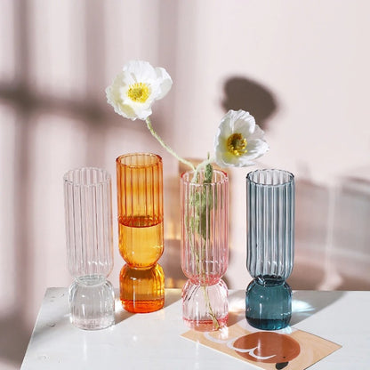 Colorful Riffled Vase | Nordic Design