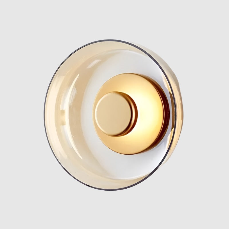 Moderné luxusné nástenné svietidlo | Sklo a kov