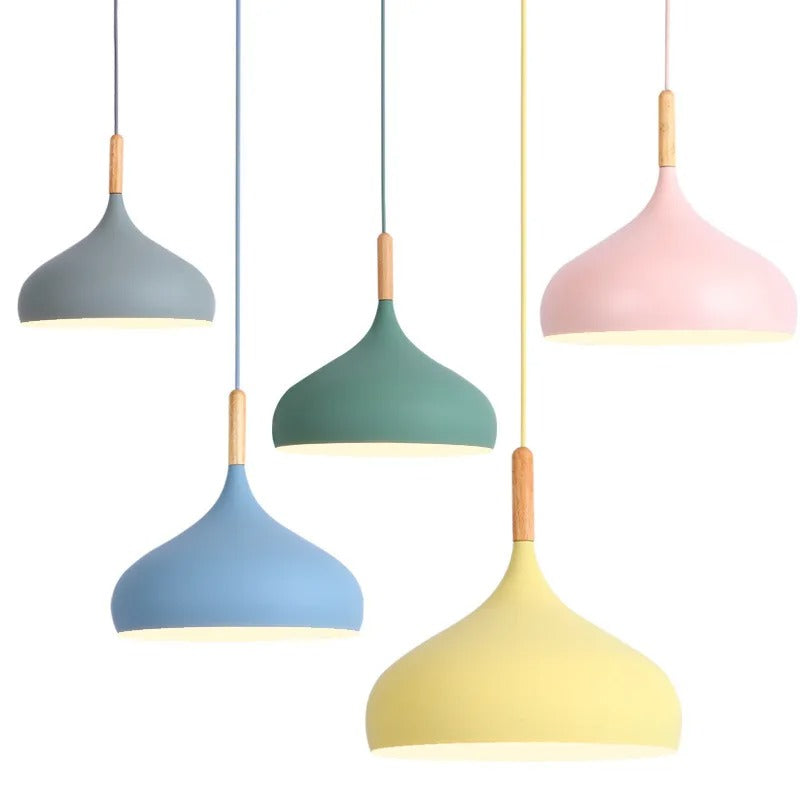 Nordic Colorful Bell Lamp | Full Metal