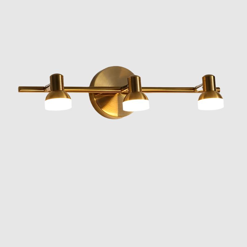 Multi-Head Wall Lamp | Brushed Metal