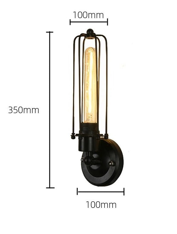 Industriële Whisk Wandlamp | Metaal