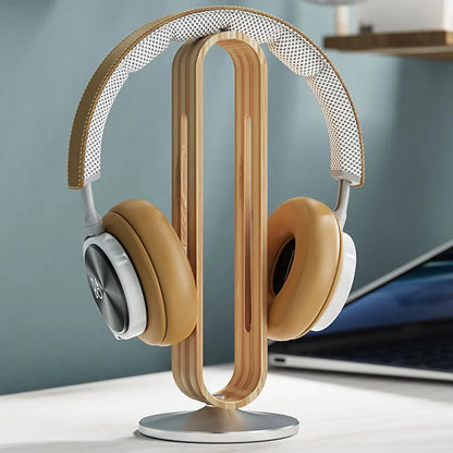 Soporte para auriculares | Madera y Metal