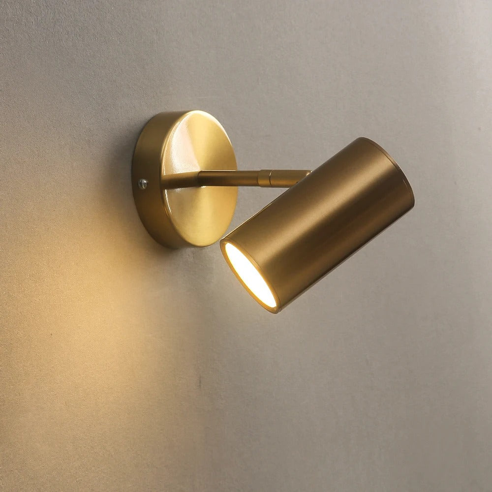 Luxurious Minimalistic Wall Spotlight | Full Metal