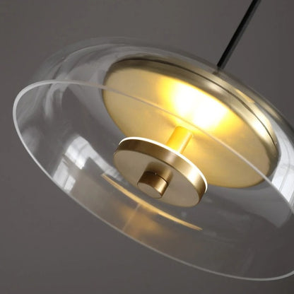 Moderne Diner Hanglamp | Glas & Metaal
