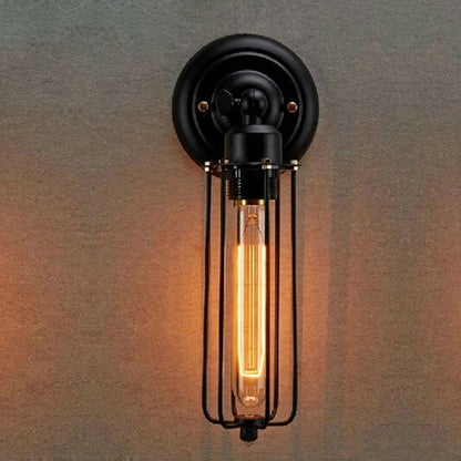 Industrial  Whisk Wall Lamp | Metal