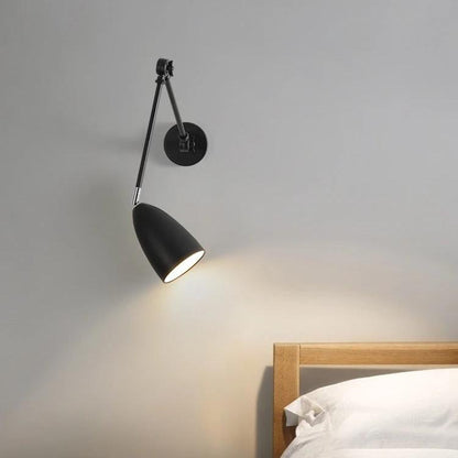 Lampe murale danoise | Métal brossé