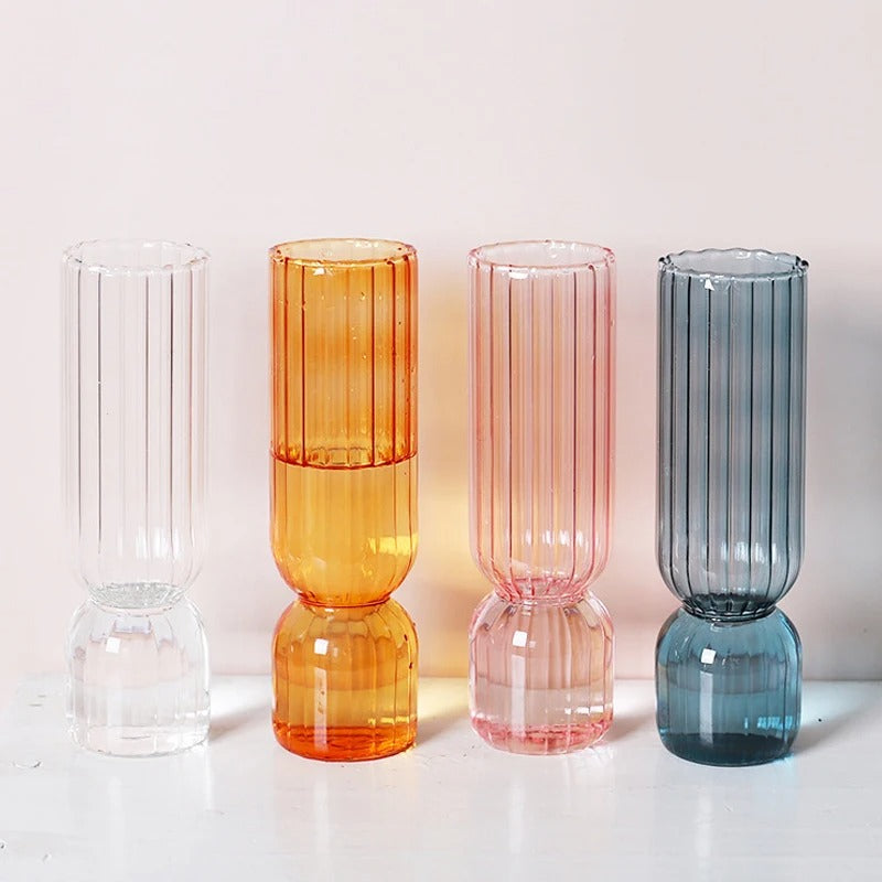 Colorful Riffled Vase | Nordic Design