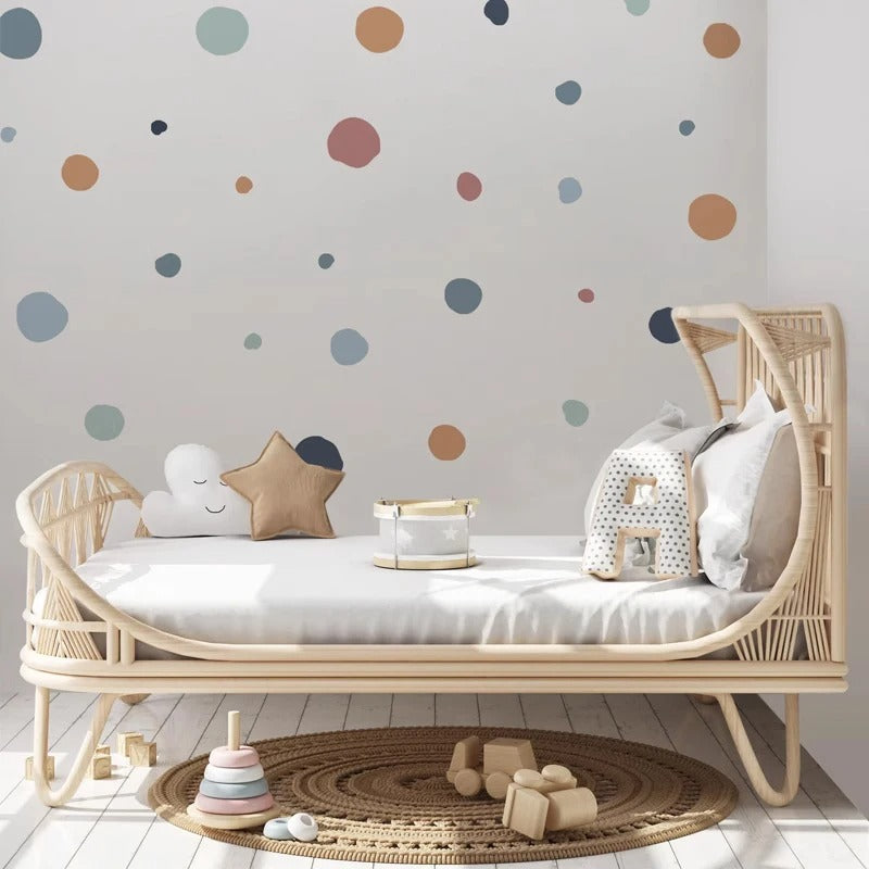 Colorful Wall Sticker Dots | Nordic Design