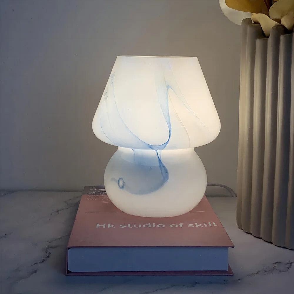 Amerikaanse inkttafellamp | Vol glas