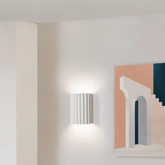 Lampe murale à rainure minimaliste | Résine, haut-bas