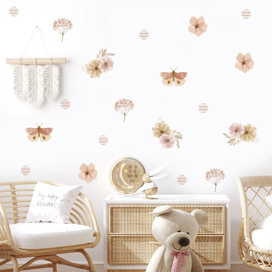 Floral Wall Stickers | Nordic Design