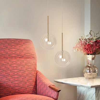 Modern Sphere Dining Lamp | Full Glass