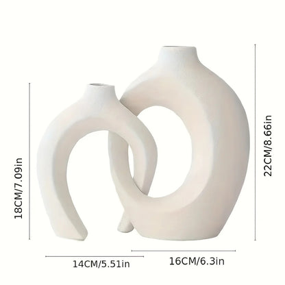 Nordic Hollow Case | Súprava váz, plná keramika