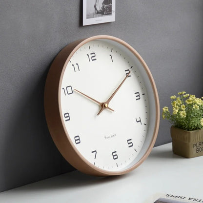 Reloj de pared minimalista | Metal y resina