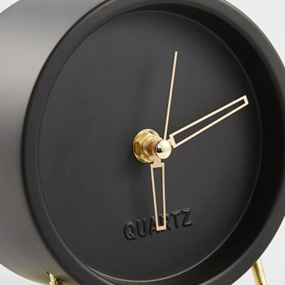 Nordic Table Clock | Quartz & Metal