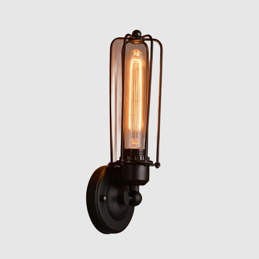 Industrial  Whisk Wall Lamp | Metal