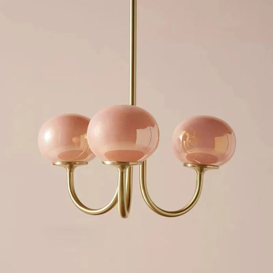 Classic Nordic Chandelier | Metal & Glass