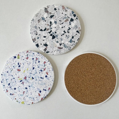 Round Terrazzo Coasters | Kitchen Utensils