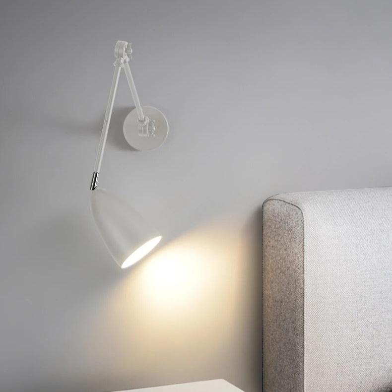 Danish Wall Lamp | Brushed Metal