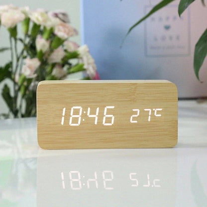 Minimalistic LED Clock | Wood